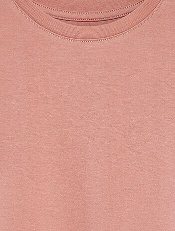 T-shirt em algodão de qualidade superior