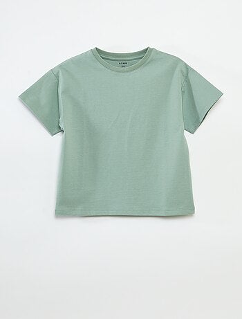 T-shirt em algodão de qualidade superior