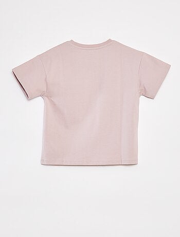 T-shirt em algodão de qualidade superior