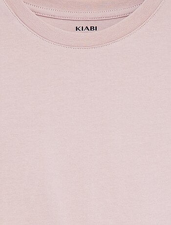 T-shirt em algodão de qualidade superior