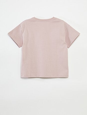 T-shirt em algodão de qualidade superior