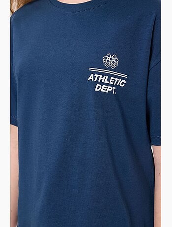 T-shirt em algodão e elastano tommy