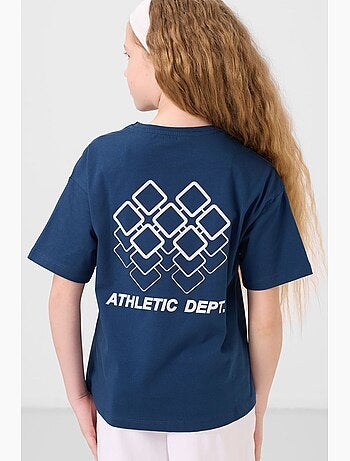 T-shirt em algodão e elastano tommy