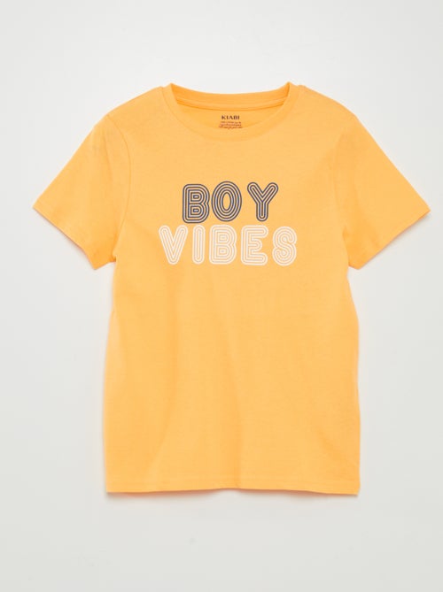 T-shirt em algodão estampada - Kiabi
