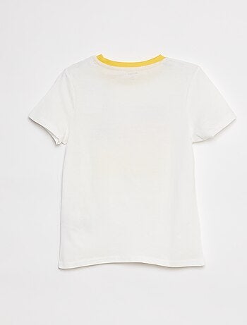 T-shirt em algodão estampada