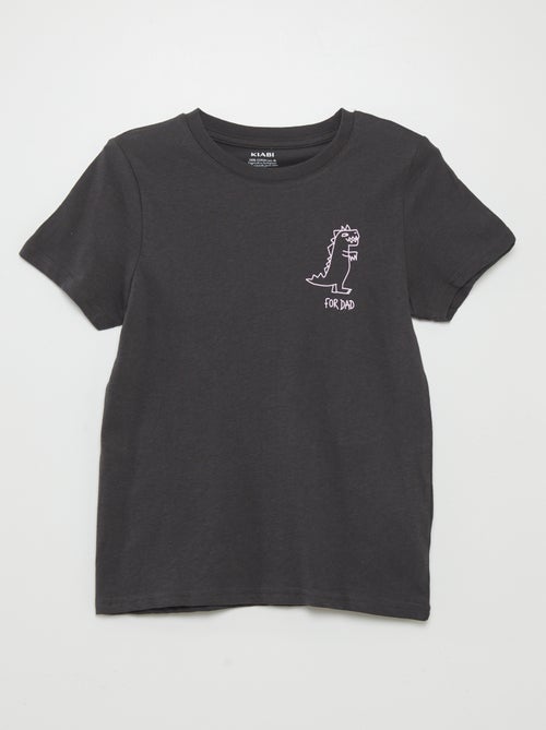 T-shirt em algodão estampada - Kiabi