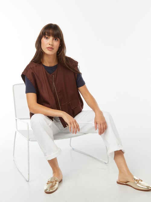 T-shirt em algodão grosso - Kiabi