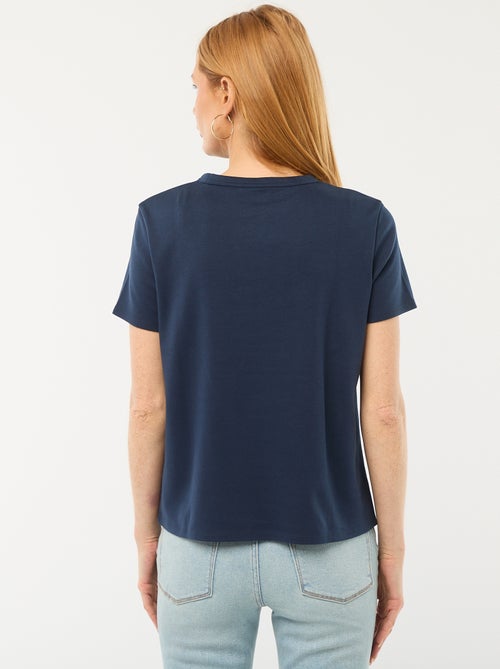 T-shirt em algodão grosso - Kiabi