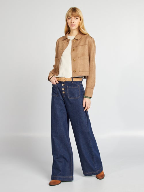 T-shirt em algodão grosso - Kiabi