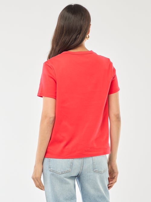 T-shirt em algodão grosso - Kiabi