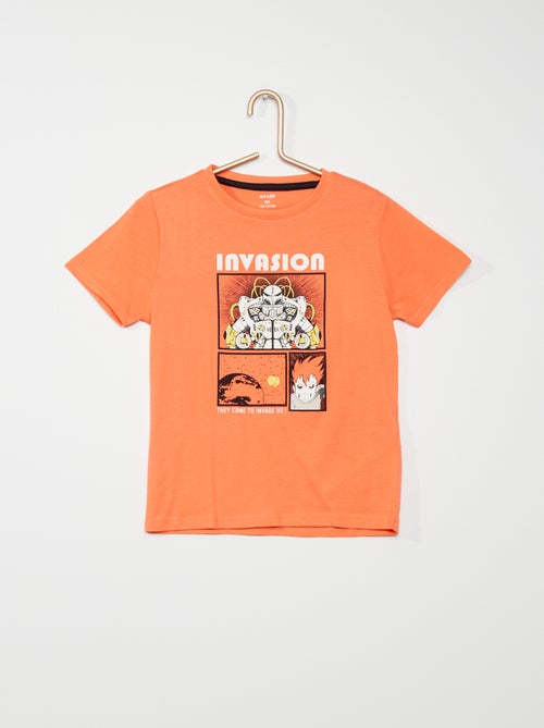 T-shirt em algodão - Kiabi