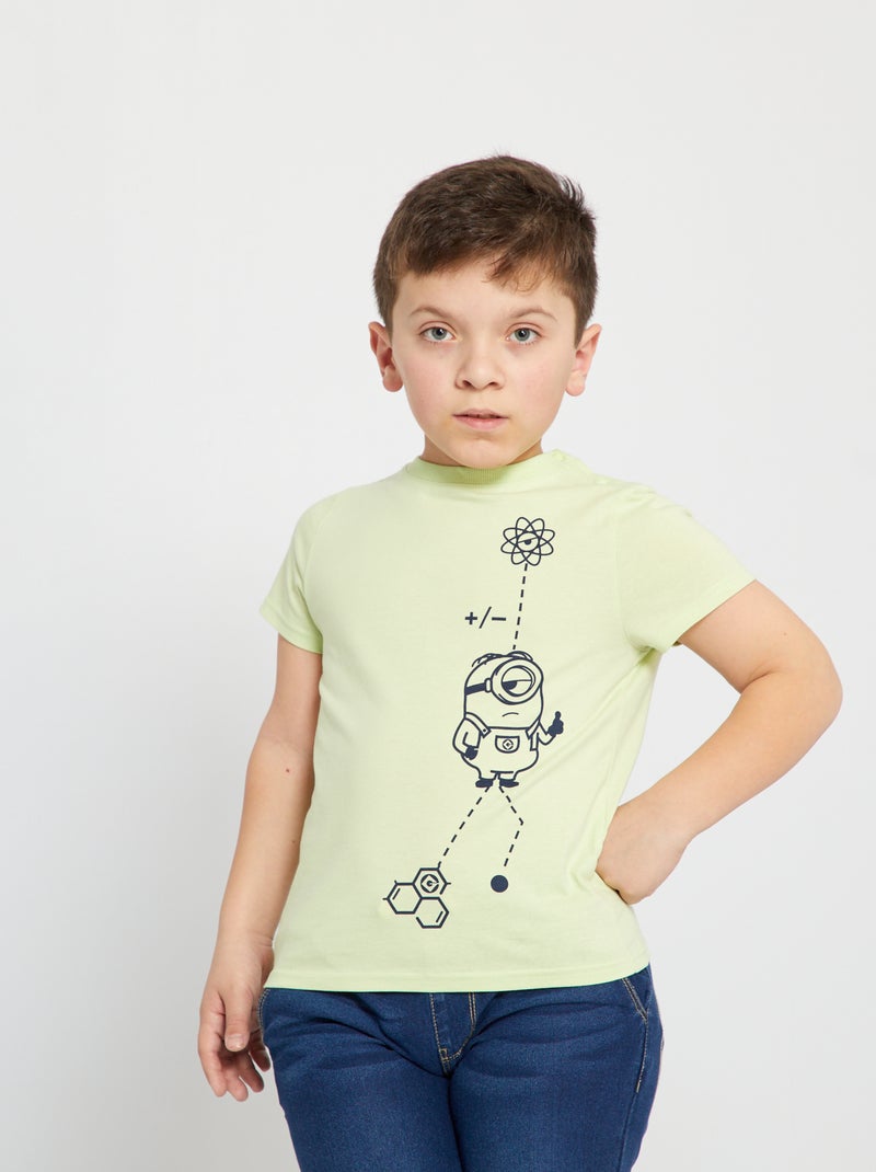 T-shirt em algodão 'Mundo Jurássico' VERDE - Kiabi