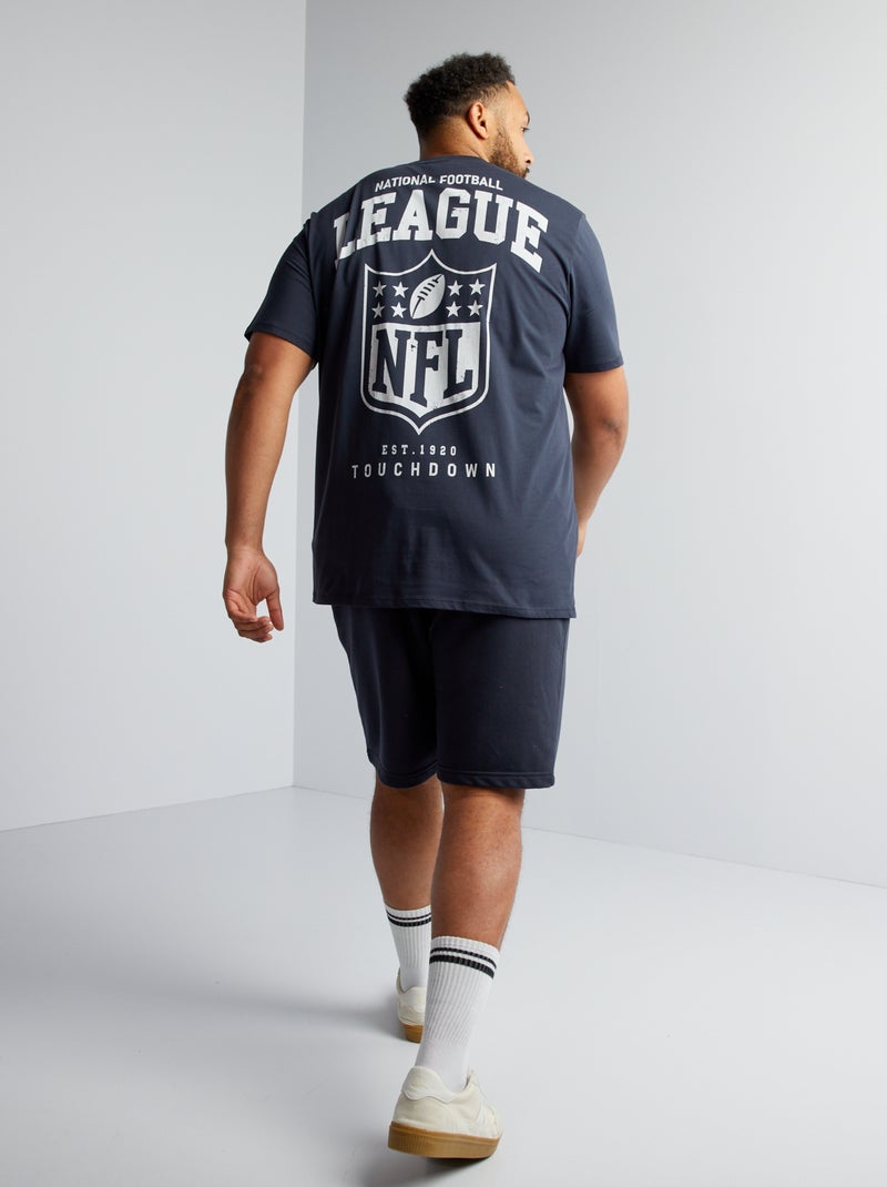 T-shirt em algodão 'NFL' AZUL - Kiabi
