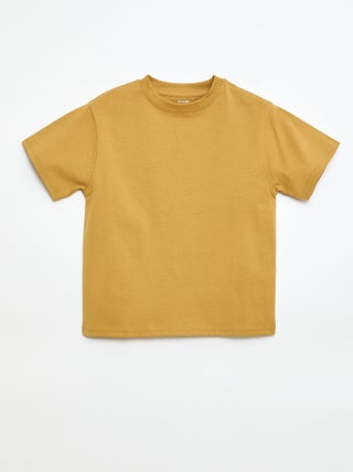 T-shirt em algodão premium