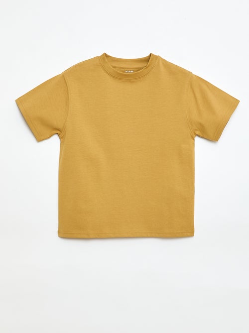 T-shirt em algodão premium - Kiabi