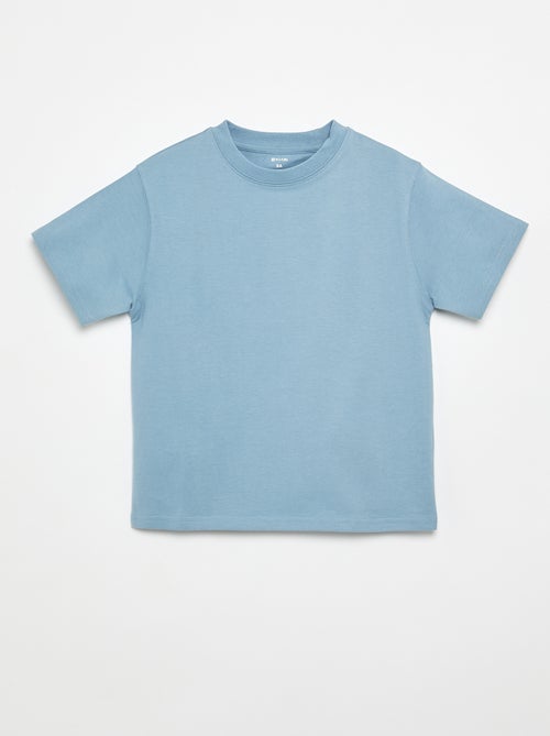 T-shirt em algodão premium - Kiabi