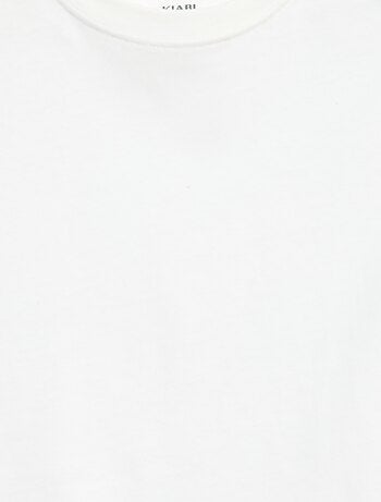 T-shirt em algodão premium