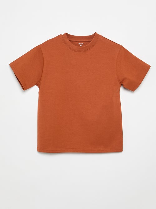 T-shirt em algodão premium - Kiabi