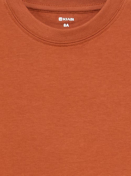 T-shirt em algodão premium - Kiabi