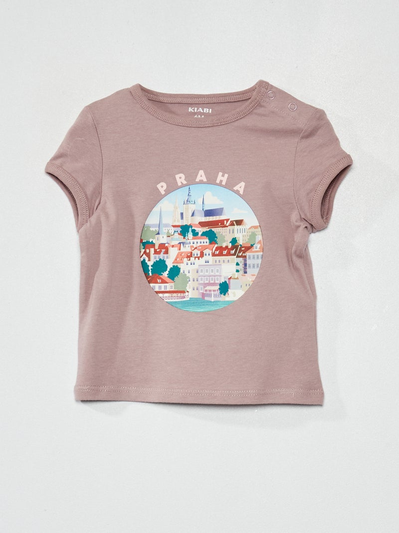 T-shirt em algodão VIOLETA - Kiabi