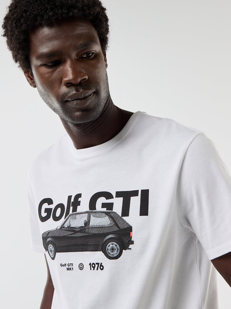 T-shirt em homenagem ao 'Golf GTI' da 'Volkswagen' Branco - Kiabi