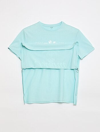 T-shirt em jérsei - coleção fácil de vestir