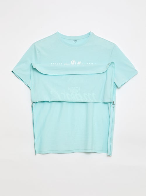 T-shirt em jersey - Fácil de Vestir - Kiabi