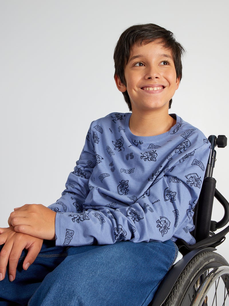 T-shirt em jersey - So Easy AZUL - Kiabi