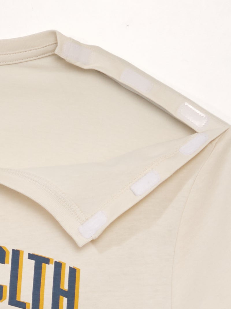 T-shirt em jersey - So Easy BEGE - Kiabi