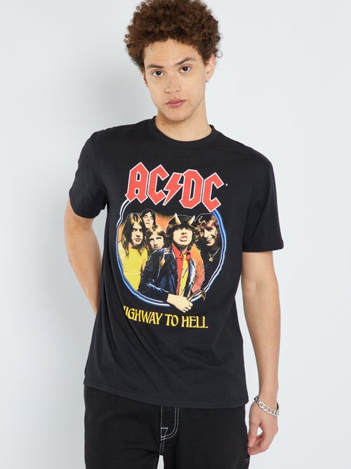 T-shirt em jersey 'AC/DC' - Kiabi