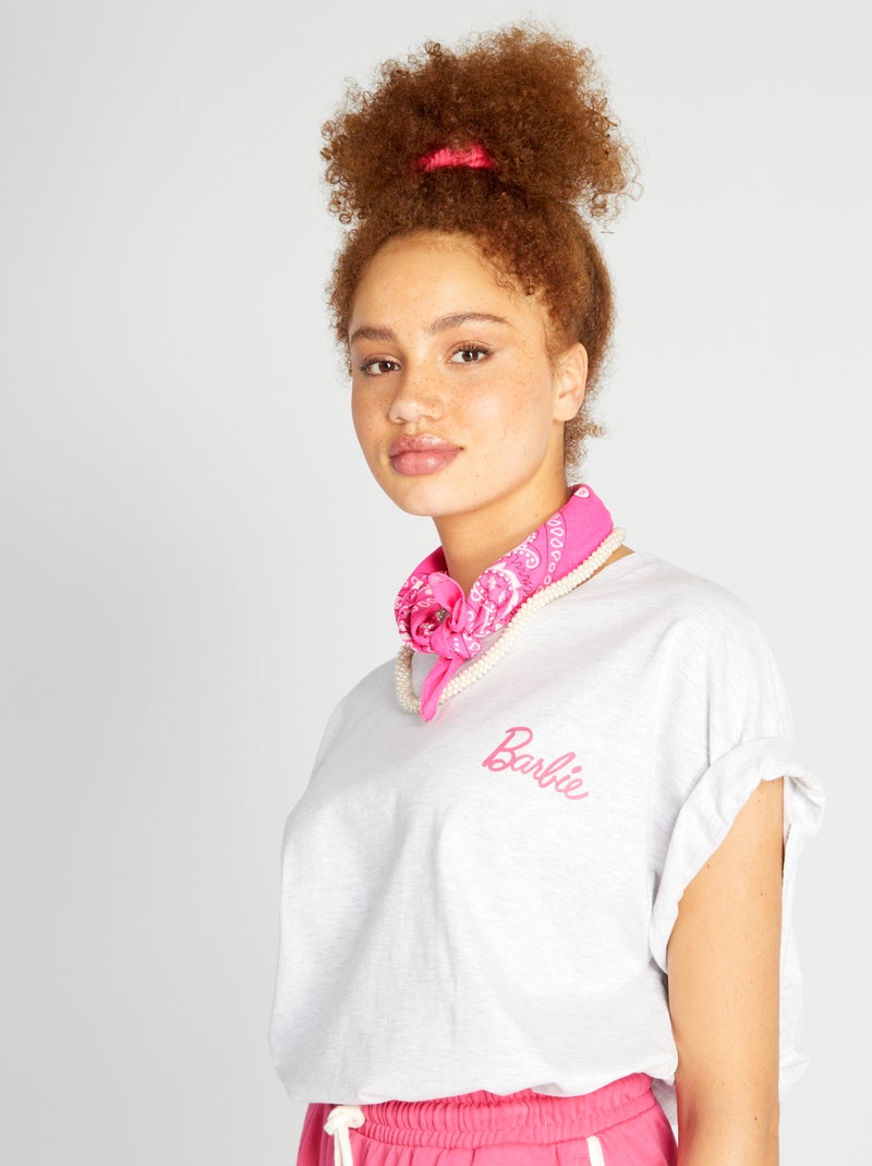 T-shirt em jersey 'Barbie' CINZA - Kiabi