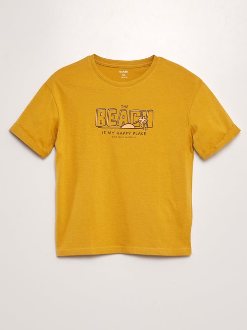 T-shirt em jersey - Kiabi