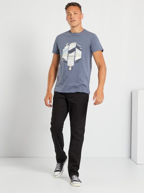 T-shirt em jersey com estampado - Kiabi