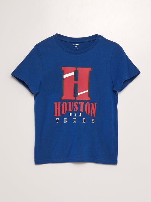 T-shirt em jersey com estampado - Kiabi