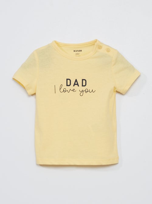 T-shirt em jersey com estampado de fantasia - Kiabi