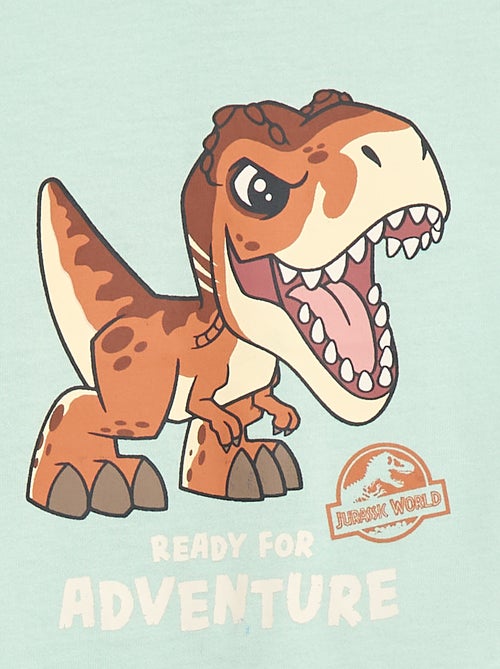 T-shirt em jersey com estampado 'Jurassic World' - Kiabi