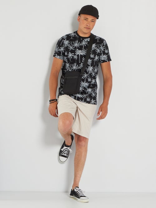 T-shirt em jersey com estampado - Kiabi