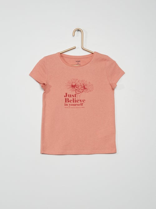 T-shirt em jersey com estampado - Kiabi