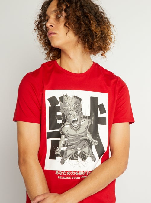 T-shirt em jersey com estampado - Kiabi