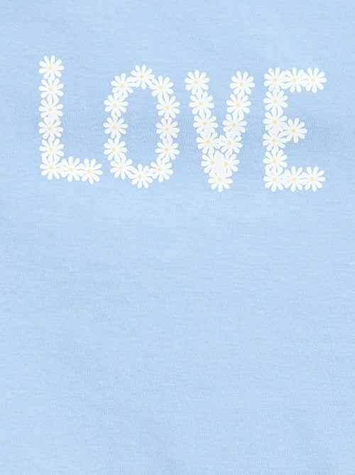 T-shirt em jersey com mangas curtas - Kiabi