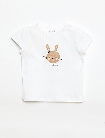 T-shirt em jersey com mangas curtas