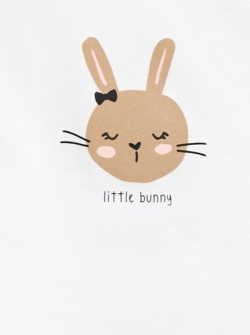 T-shirt em jersey com mangas curtas - Kiabi