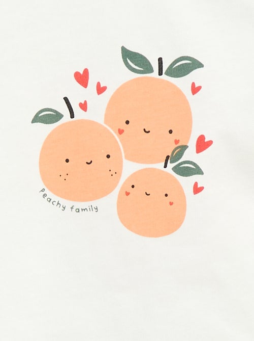 T-shirt em jersey com mangas curtas - Kiabi