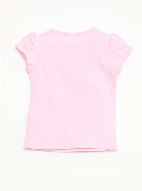 T-shirt em jersey com mangas curtas - Kiabi