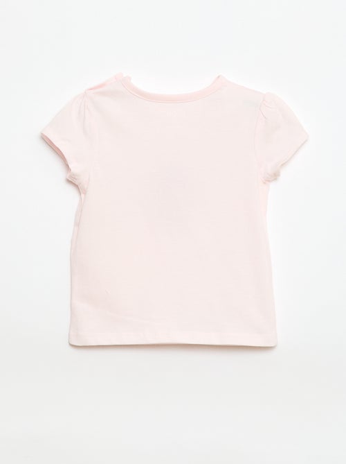 T-shirt em jersey com mangas curtas - Kiabi