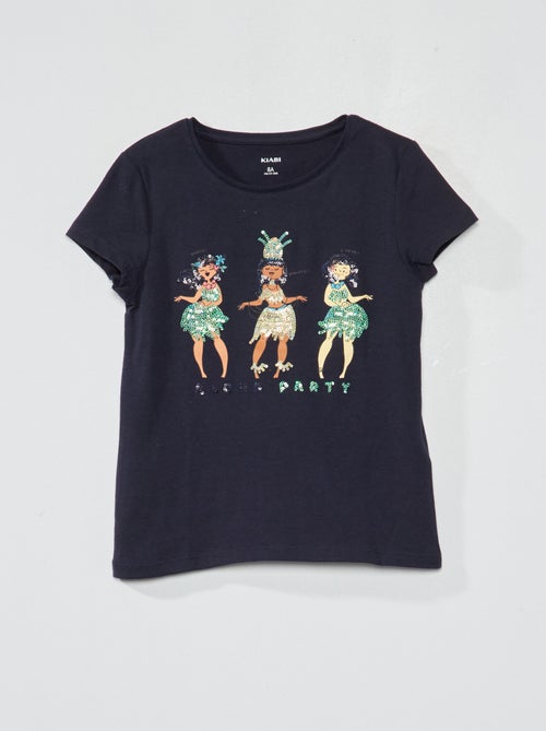 T-shirt em jersey com motivos de fantasia - Kiabi