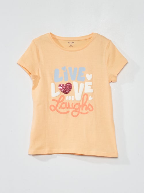 T-shirt em jersey com motivos de fantasia - Kiabi