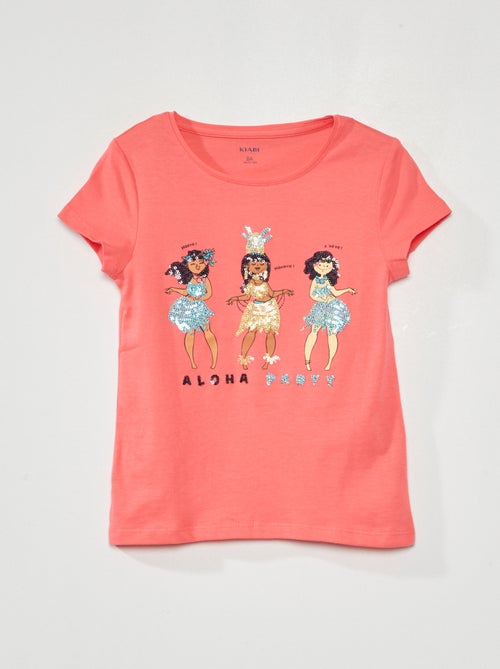T-shirt em jersey com motivos de fantasia - Kiabi