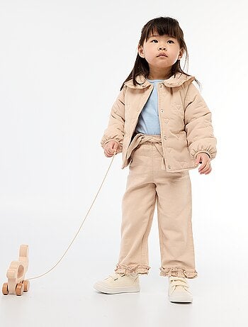 T-shirt em jersey de algodão com patch de coração