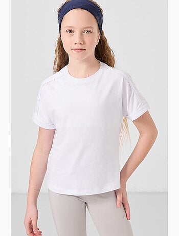 T-shirt em jersey de algodão tommy